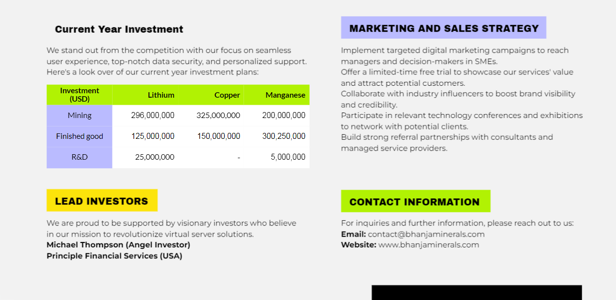 latest financial and sales report 3